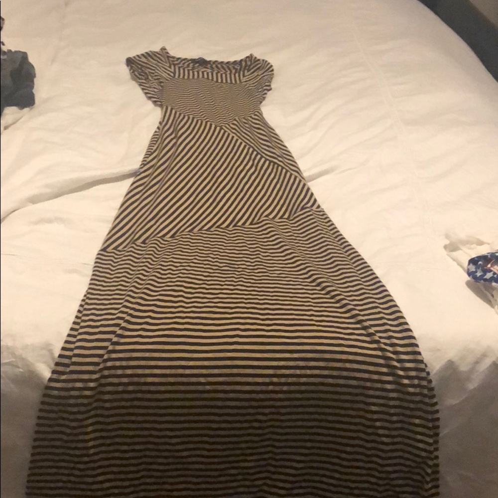 Bebe open back maxi dress